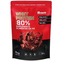 Whey Protein Concentrado 1Kg Refil Growth Supplements