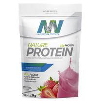 Whey Protein Concentrado 2kg - Natures Nutrition - Morango - Nature Nutrition
