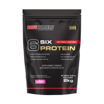 Whey Protein Concentrado 6 Six Protein 2kg - Ganho de Massa Muscular Magra e Força Muscular Bodybuilders