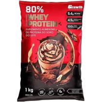 Whey protein concentrado 80%(1kg) - (chocolate)