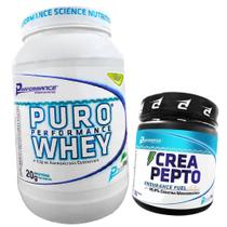 Whey protein concentrado 900g + creapepto 300g-performance