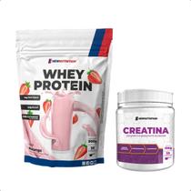 Whey Protein Concentrado 900g + creatina 100g New Nutrition