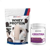 Whey Protein Concentrado 900g + creatina 100g New Nutrition