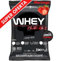 Whey Protein Concentrado 907g Black Skull TURBO Refil para Ganho de Massa e Energia Whey Protein Concentrado 907g Black Skull TURBO Refil para Ganho de Massa e Energia