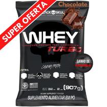 Whey Protein Concentrado 907g Black Skull TURBO Refil para Ganho de Massa e Energia Whey Protein Concentrado 907g Black Skull TURBO Refil para Ganho de Massa e Energia