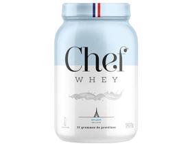 Whey Protein Concentrado Chef Whey Gourmet - Au Lait 907g sem Lactose