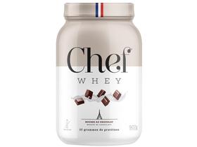 Whey Protein Concentrado Chef Whey Gourmet - Mousse Au Chocolat 907g sem Lactose