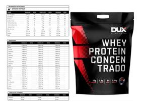 Whey Protein Concentrado Coco Refil 1800g Original Dux Nutrition