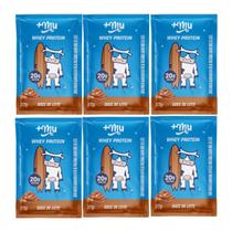 Whey Protein Concentrado Doce de Leite Sachê Kit 6 20g de Proteína 37g +Mu