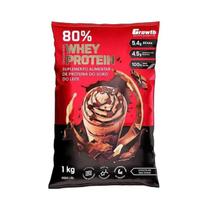 Whey Protein Concentrado Growth 80% 1000g - Growth Supplements