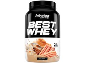 Whey Protein Concentrado Hidrolisado Isolado - Atlhetica Nutrition Best Whey 900g Churros