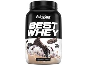 Whey Protein Concentrado Hidrolisado Isolado - Atlhetica Nutrition Best Whey 900g Cookies & Cream