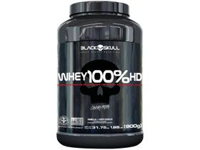 Whey Protein Concentrado Hidrolisado Isolado - Black Skull 100% HD 900g Baunilha