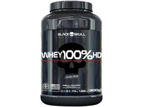 Whey Protein Concentrado Hidrolisado Isolado - Black Skull 100% HD 900g Baunilha