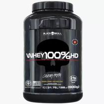Whey Protein Concentrado Hidrolisado Isolado - Black Skull 100% HD 900g Cookies & Cream