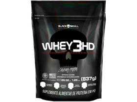Whey Protein Concentrado Hidrolisado Isolado - Black Skull 3 HD 837g Cookies & Cream