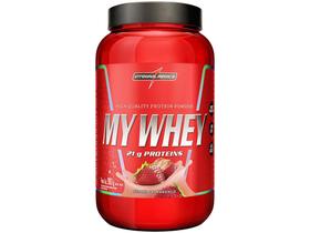 Whey Protein Concentrado Integralmedica My Whey - Morango Natural 900g