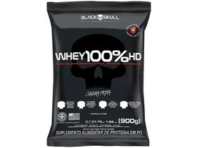 Whey Protein Concentrado Isolado e Hidrolisado - Black Skull 100% HD Chocolate 900g