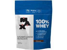 Whey Protein Concentrado Max Titanium 900g Chocolate