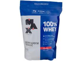 Whey Protein Concentrado Max Titanium 900g - Morango Whey Protein Concentrado Max Titanium 900g - Morango