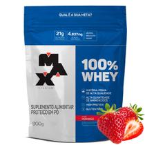 Whey Protein Concentrado Max Titanium 900g Whey Protein Concentrado Max Titanium 900g