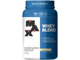 Whey Protein Concentrado Max Titanium Blend - 900g Baunilha