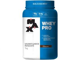 Whey Protein Concentrado Max Titanium Pro - 1kg Chocolate