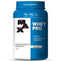 Whey Protein Concentrado Max Titanium Pro - 1kg