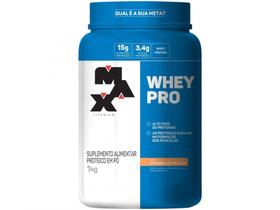 Whey Protein Concentrado Max Titanium Pro - 1kg Vitamina de Frutas