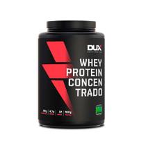 Whey Protein Concentrado Morango Pote 900g Dux Nutrition