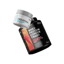 Whey protein concentrado - pote 450g + creatina monohidratada 100g