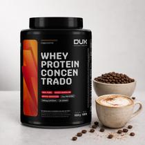 Whey Protein Concentrado Pote 900g Dux Cappuccino