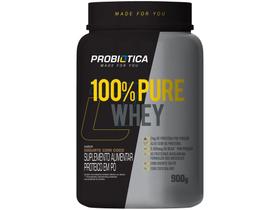 Whey Protein Concentrado Probiótica 100% Pure - 900g Iogurte com Coco