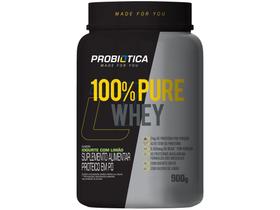 Whey Protein Concentrado Probiótica 100% Pure - 900g Iogurte com Limão