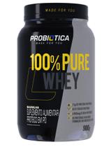 Whey Protein Concentrado Probiótica 100% Pure - Baunilha - 900g