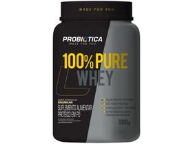 Whey Protein Concentrado Probiótica 100% Pure Whey - 900g Baunilha