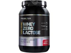 Whey Protein Concentrado Probiotica Zero Lactose - 900g Morango