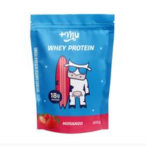 Whey Protein Concentrado Sabor Morango 900g Mais Mu Whey Protein Concentrado Sabor Morango 900g Mais Mu