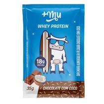 WHEY PROTEIN CONCENTRADO SACHE CHOCOLATE COM COCO 35g +Mu WHEY PROTEIN CONCENTRADO SACHE CHOCOLATE COM COCO 35g +Mu