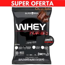 Whey Protein Concentrado TURBO Black Skull 907G Refil