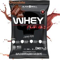 Whey Protein Concentrado TURBO Black Skull 907G - Refil