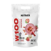 Whey Protein Concentrado W100 Nutrata 900Gr Refil - Original Whey Protein Concentrado W100 Nutrata 900Gr Refil - Original