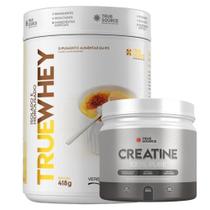 Whey Protein Créme Brulée 418G + Creatina 300g True Source