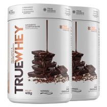 Whey Protein Dark Chocolate 418G Kit 02 Unidades True Source
