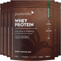 Whey Protein Dark Chocolate 6 X 450g Puravida