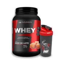 Whey Protein Doce De Leite 900G + Coqueteleira