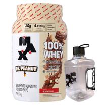 Whey Protein Dr. Peanut 100% - 900g + Galão 1,5L - Max Titanium