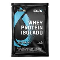Whey protein dux isolado sache sabor chocolate branco 30g