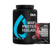 Whey Protein Dux isolado Suplemento + Sachê Variados - Dux nutrition