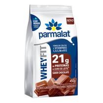 Whey Protein Em Pó Parmalat Sabor Chocolate Pacote 450g
